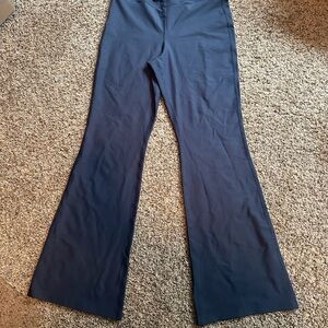 Women's Navy Flared Pants